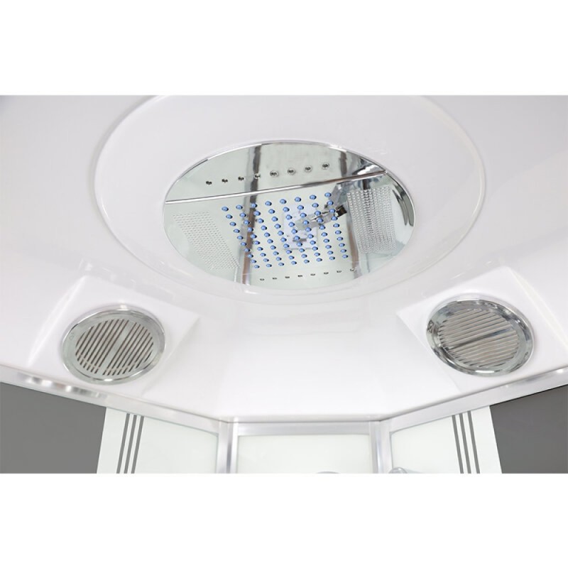 Душевая кабина Niagara Ultra NG-7012-01 120 x 120 см, низкий поддон, профиль хром, стекло прозрачное с рисунком, 70120164