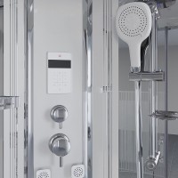 Душевая кабина Niagara Ultra NG-7012-01 120 x 120 см, низкий поддон, профиль хром, стекло прозрачное с рисунком, 70120164