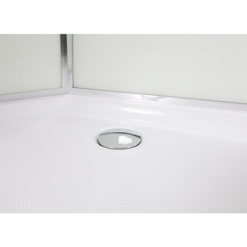 Душевая кабина Niagara Ultra NG-7012-01 120 x 120 см, низкий поддон, профиль хром, стекло прозрачное с рисунком, 70120164