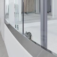 Душевая кабина Niagara Ultra NG-7012-01 120 x 120 см, низкий поддон, профиль хром, стекло прозрачное с рисунком, 70120164