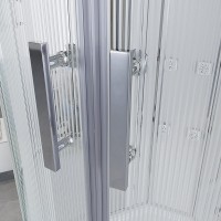 Душевая кабина Niagara Ultra NG-7012-01 120 x 120 см, низкий поддон, профиль хром, стекло прозрачное с рисунком, 70120164