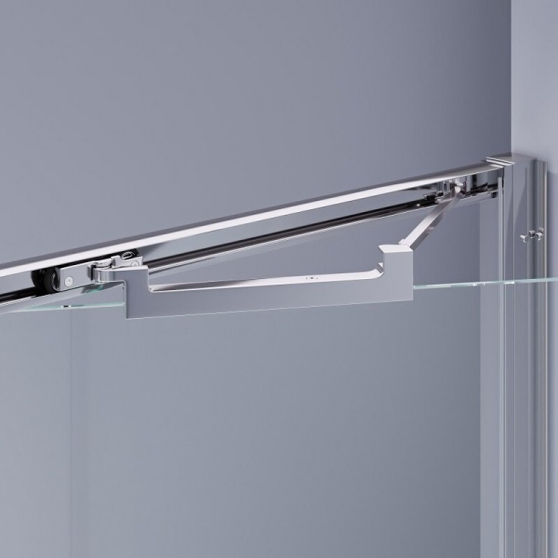 Душевая дверь в нишу RGW SV-05 Stilvoll 70320509-151, 90 см, стекло ribbed ребристое, профиль хром