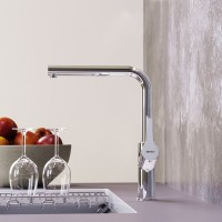 Смеситель для кухонной мойки Damixa Merkur 710771000, с каналом питьевой воды, хром