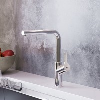 Смеситель для кухонной мойки Damixa Merkur 710771000, с каналом питьевой воды, хром