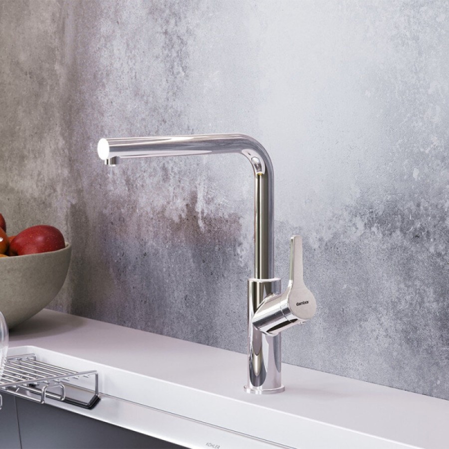 Смеситель для кухонной мойки Damixa Merkur 710771000, с каналом питьевой воды, хром