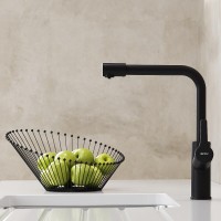 Смеситель для кухонной мойки Damixa Merkur 710771300, с каналом питьевой воды, черный матовый