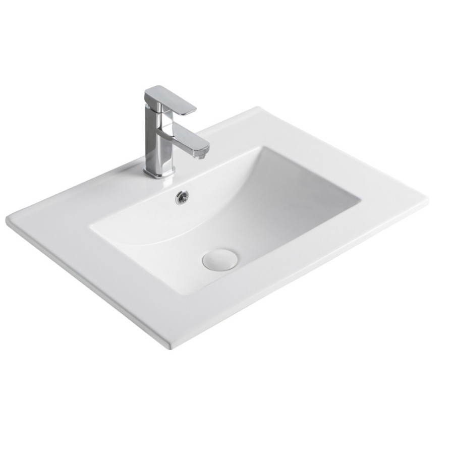 Раковина Gid Integrado 9060e 71101, 61 см, фаянс, белая