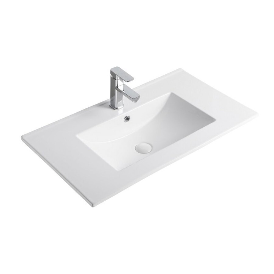 Раковина Gid Integrado 9080e 71104, 81 см, фаянс, белая