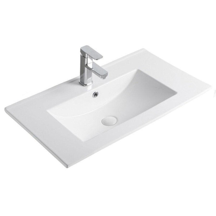 Раковина Gid Integrado NYJ803-60 71109, 61 см, фаянс, белая