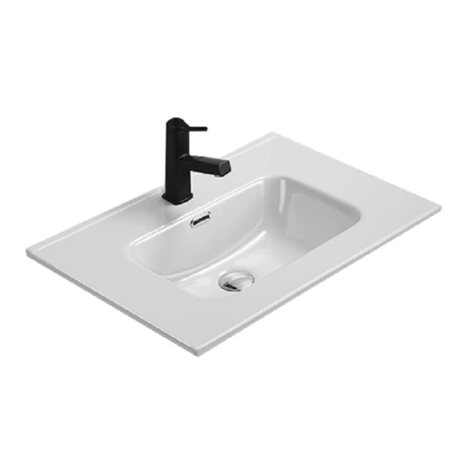 Раковина Gid Integrado 9070s 71156, 71 см, фаянс, белая