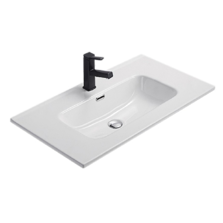 Раковина Gid Integrado 9080s 71157, 81 см, фаянс, белая