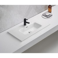 Раковина Gid Integrado 9090s 71158, 91 см, фаянс, белая