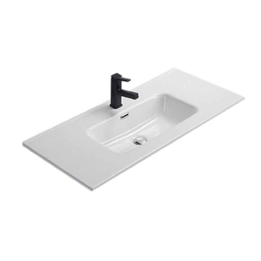 Раковина Gid Integrado 9010s 71159, 101 см, фаянс, белая