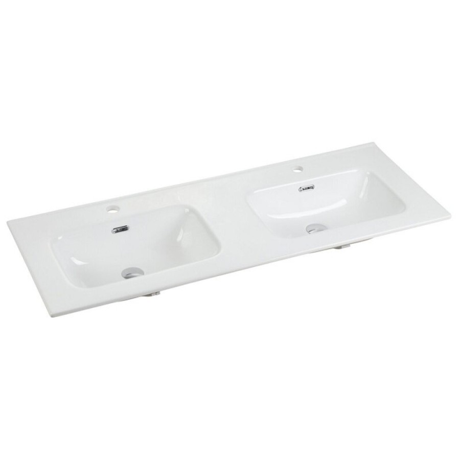 Раковина Gid Integrado 90120S 71161, 121 см, фаянс, белая