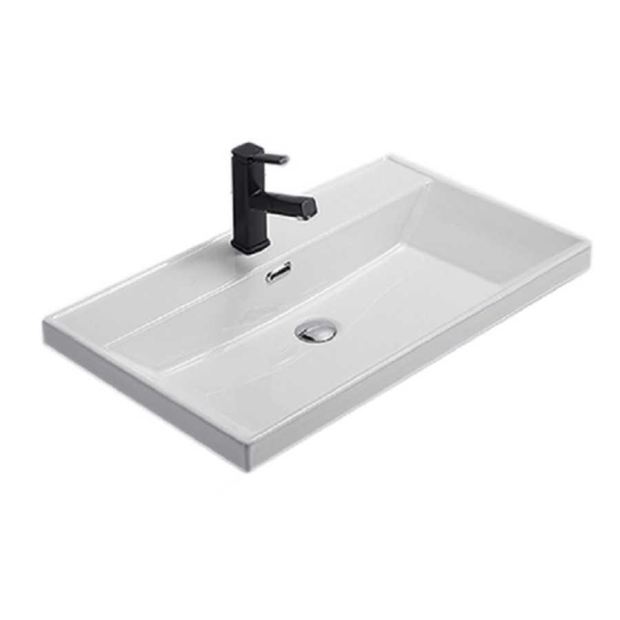 Раковина Gid Integrado 5560s 71166, 61 см, фаянс, белая