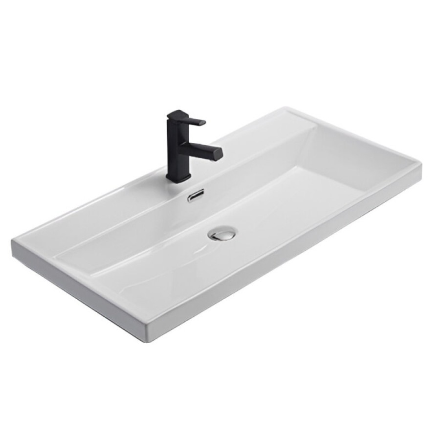 Раковина Gid Integrado 5580s 71167, 81 см, фаянс, белая