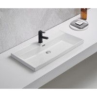 Раковина Gid Integrado 5580s 71167, 81 см, фаянс, белая
