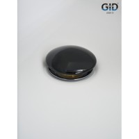 Донный клапан для раковины Gid Minucia Bl100-1 72202K, с переливом, Clik-Clak, черный