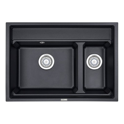 Кухонная мойка Granula Kitchen Space 75 см, 7302, шварц