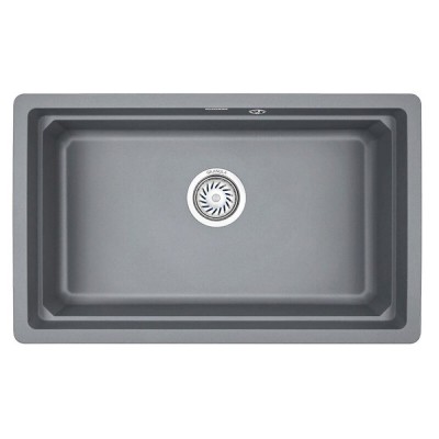 Кухонная мойка Granula Kitchen Space 75 см, 7303U, алюминиум