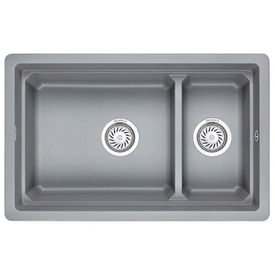 Кухонная мойка Granula Kitchen Space 75 см, алюминиум, 7304U