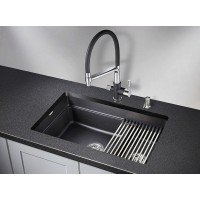 Кухонная мойка Granula Kitchen Space 75 см, 7304U, шварц
