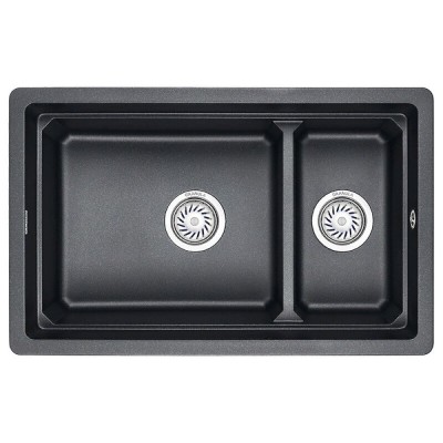 Кухонная мойка Granula Kitchen Space 75 см, 7304U, шварц