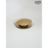 Донный клапан для раковины Gid Minucia G100 73301K, без перелива, Clik-Clak, золото