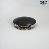 Донный клапан для раковины Gid Minucia Blm100 74402K, без перелива, Clik-Clak, черный матовый