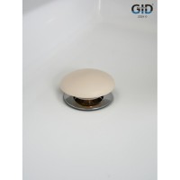 Донный клапан для раковины Gid Minucia Ch100 74405K, без перелива, Clik-Clak, светло-коричневый