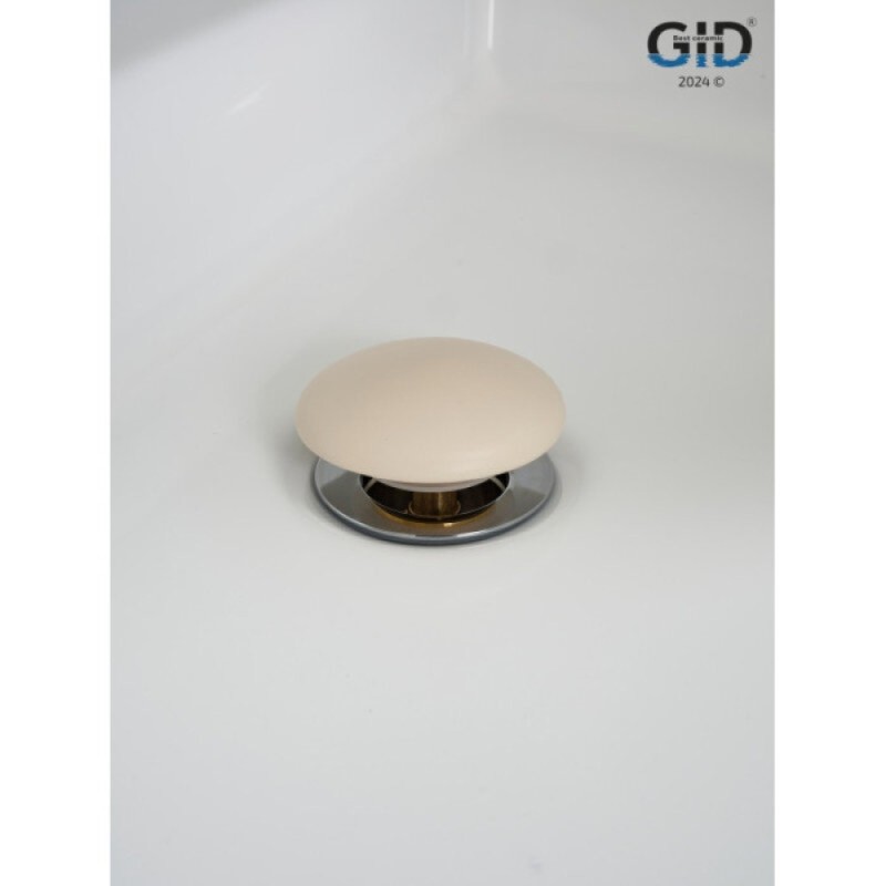 Донный клапан для раковины Gid Minucia Ch100 74405K, без перелива, Clik-Clak, светло-коричневый