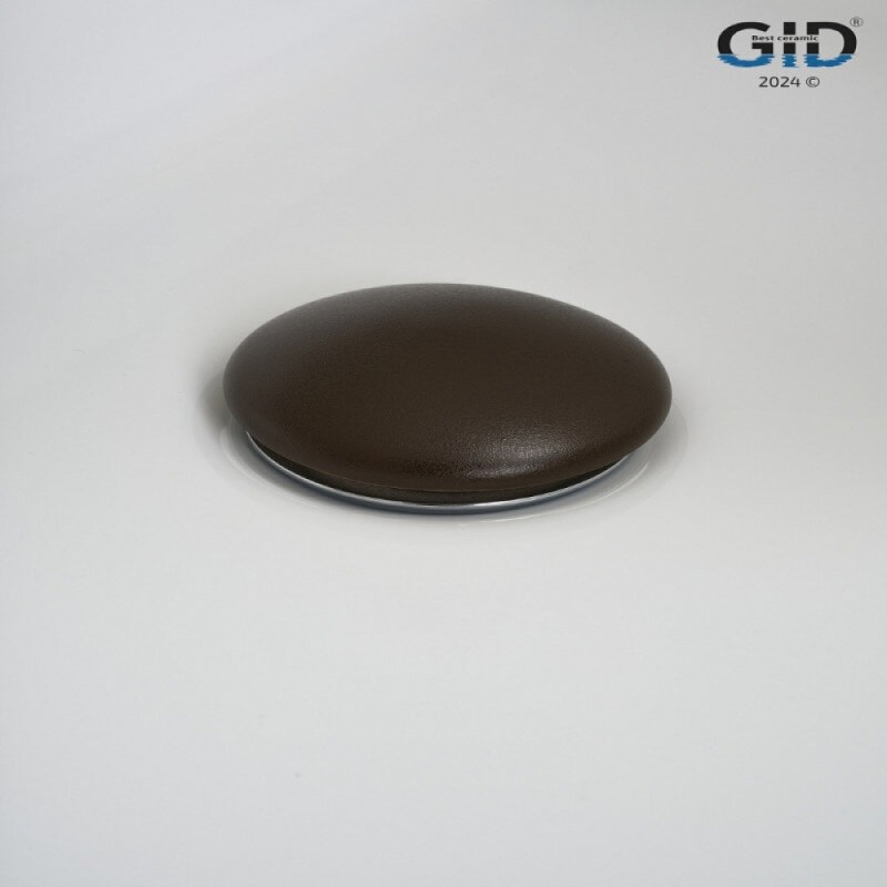 Донный клапан для раковины Gid Minucia Br100 74406K, без перелива, Clik-Clak, коричневый матовый