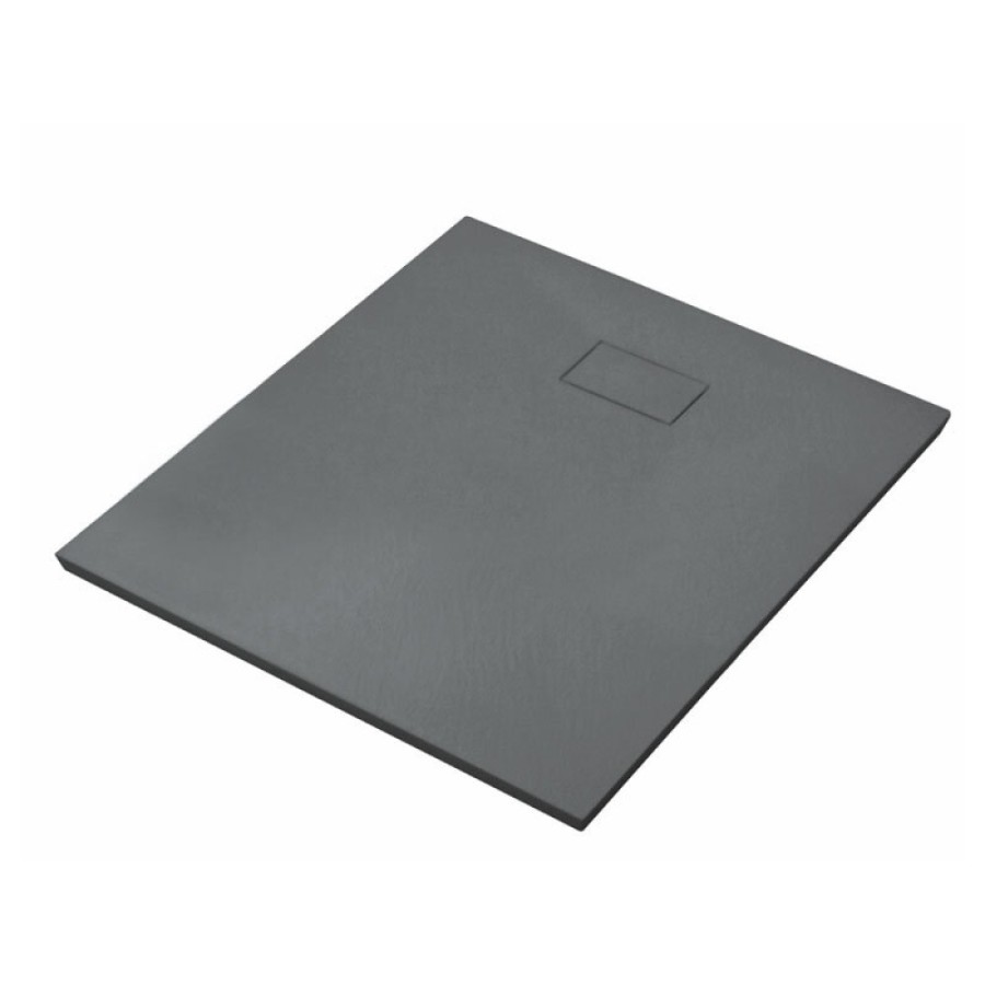 Душевой поддон WasserKRAFT Elbe 74T20, 90 x 80 см, прямоугольный, SMC (стеклопластик), черный