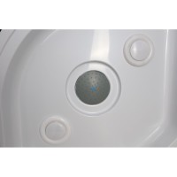 Душевая кабина Niagara Eco NG- 7510-14 BLACK L/R, 120 x 80 см, стекло мозаика