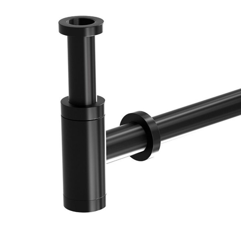 Сифон для раковины Gid G-74BL 75503S, черный матовый