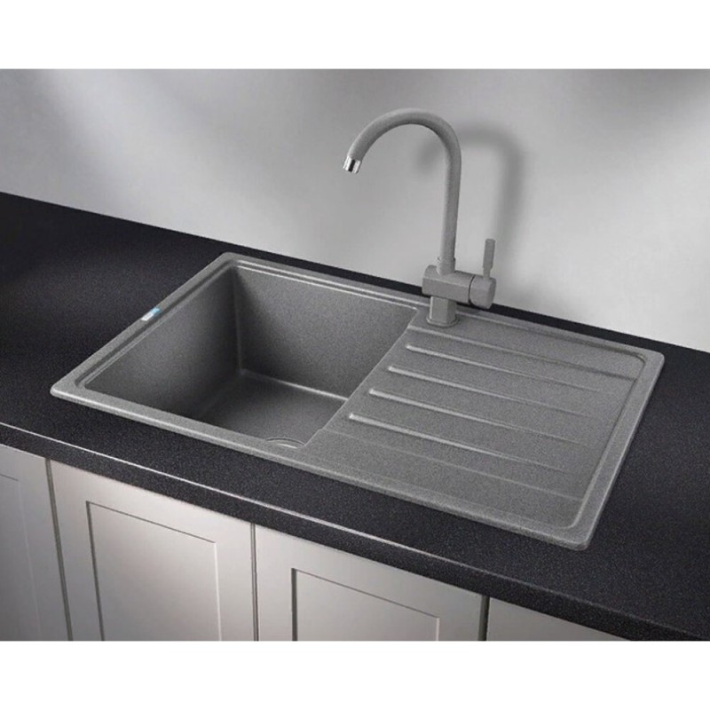Кухонная мойка Granula ST-7602 7602bg, графит