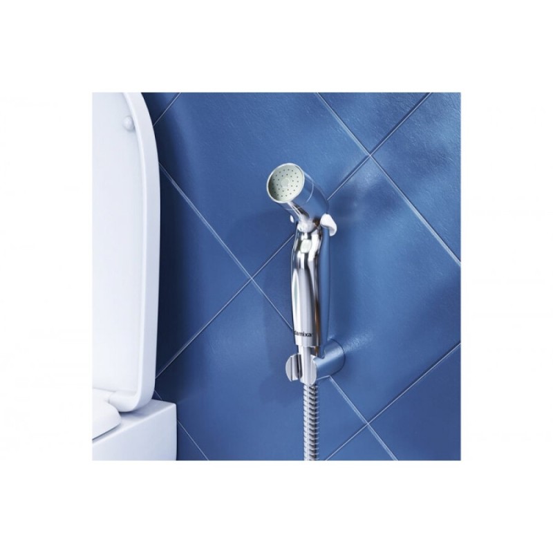 Гигиенический душ с держателем и шлангом Damixa Shower program 760550200, цвет хром