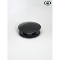 Донный клапан для раковины Gid Minucia G-54BL 76601K, без перелива, Clik-Clak, черный