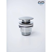 Донный клапан для раковины Gid Minucia G-36CH 76603K, универсальный, Clik-Clak, хром