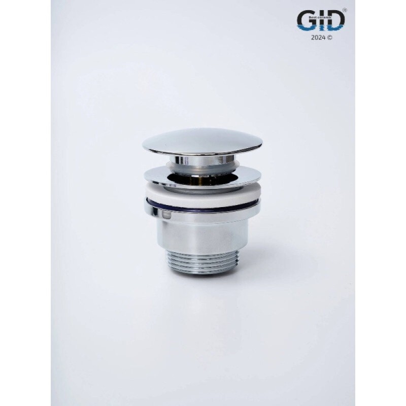 Донный клапан для раковины Gid Minucia G-36CH 76603K, универсальный, Clik-Clak, хром