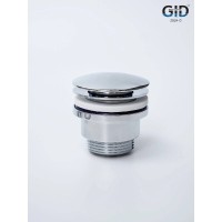 Донный клапан для раковины Gid Minucia G-36CH 76603K, универсальный, Clik-Clak, хром
