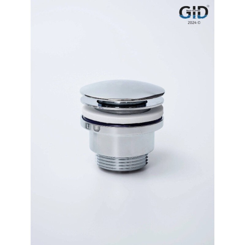 Донный клапан для раковины Gid Minucia G-36CH 76603K, универсальный, Clik-Clak, хром