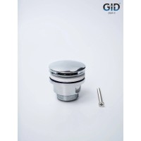 Донный клапан для раковины Gid Minucia G-36CH 76603K, универсальный, Clik-Clak, хром