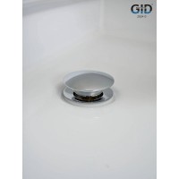 Донный клапан для раковины Gid Minucia G-36CH 76603K, универсальный, Clik-Clak, хром