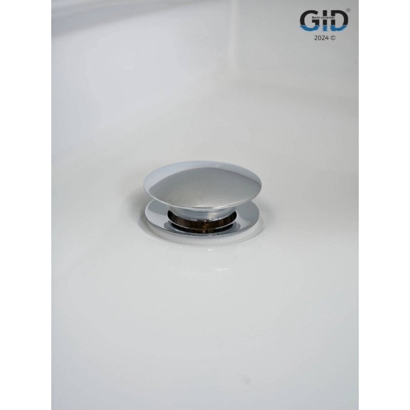 Донный клапан для раковины Gid Minucia G-36CH 76603K, универсальный, Clik-Clak, хром