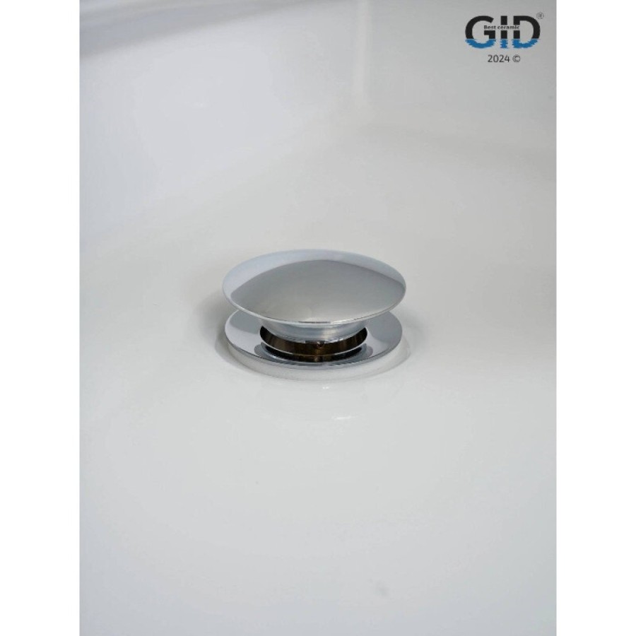 Донный клапан для раковины Gid Minucia G-36CH 76603K, универсальный, Clik-Clak, хром