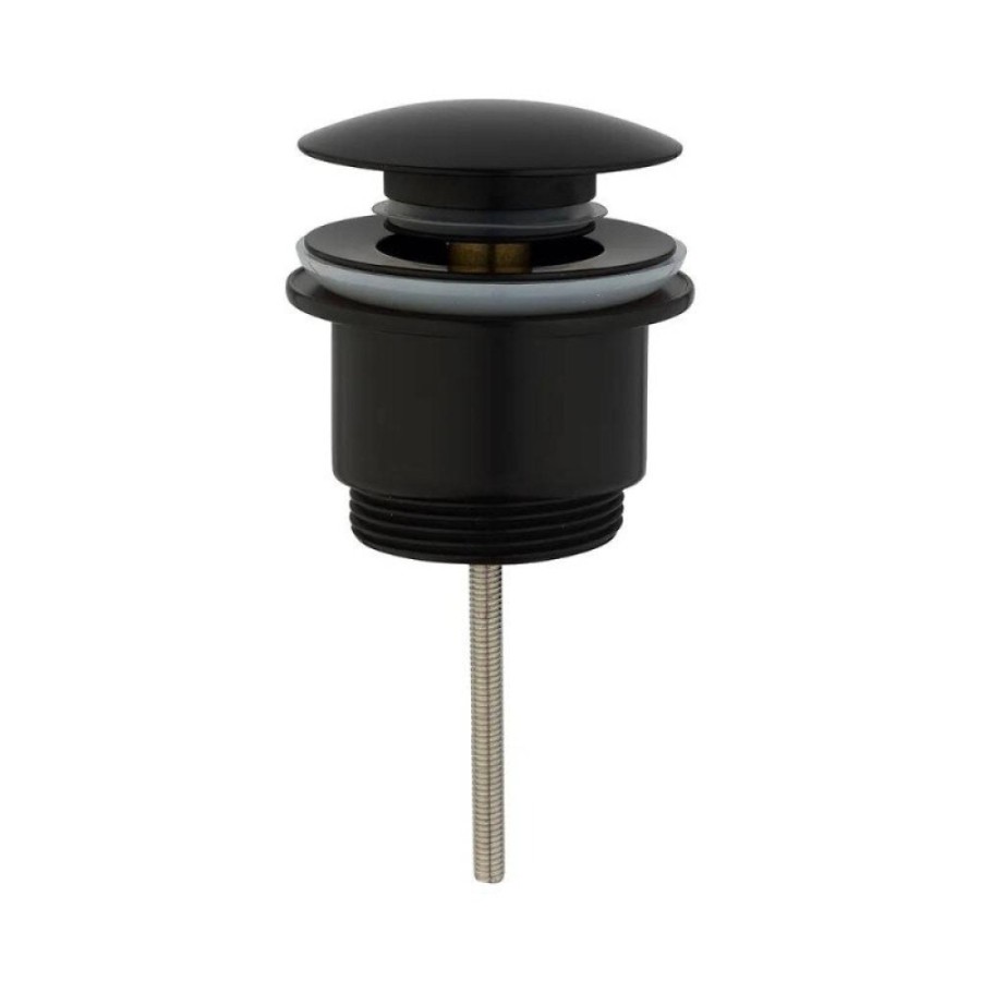 Донный клапан для раковины Gid Minucia G-58BL 76604K, универсальный, Clik-Clak, черный