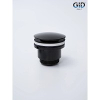 Донный клапан для раковины Gid Minucia G-58BL 76604K, универсальный, Clik-Clak, черный
