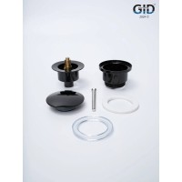 Донный клапан для раковины Gid Minucia G-58BL 76604K, универсальный, Clik-Clak, черный