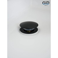 Донный клапан для раковины Gid Minucia G-59BM 76605K, универсальный, Clik-Clak, черный матовый